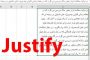 تراز کردن Justify متن داخل سلول