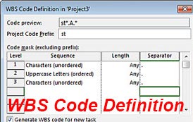ایجاد WBS Code سفارشی در MSP1