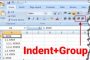 ایجاد WBS با Indent و Group