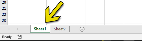 WorkSheet In Excel