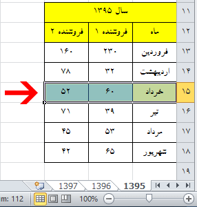 Highlight Row in excel