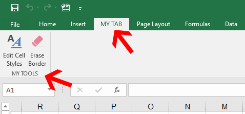 Add a new Tools in ribbon on Excel