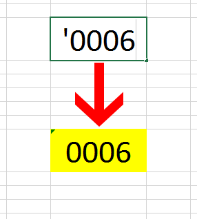 Use Zero Befor Number In Excel