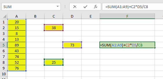 Use F9 Key in Excel