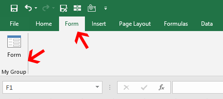 New Tab in Excel
