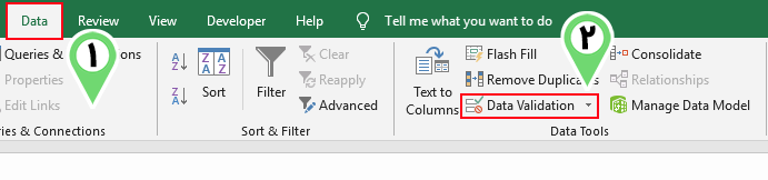 Data Tools and Data Validation In Excel