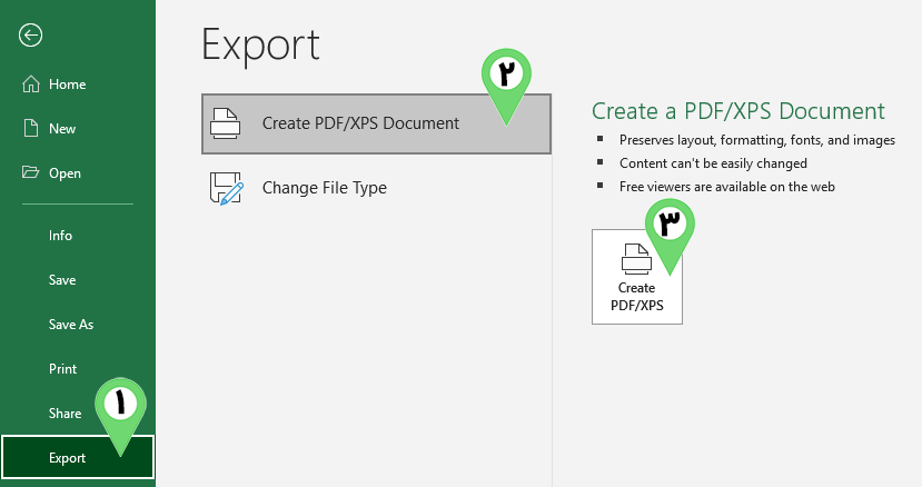 Export Excel to Pdf