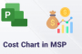 نمودار هزینه پروژه درMSP